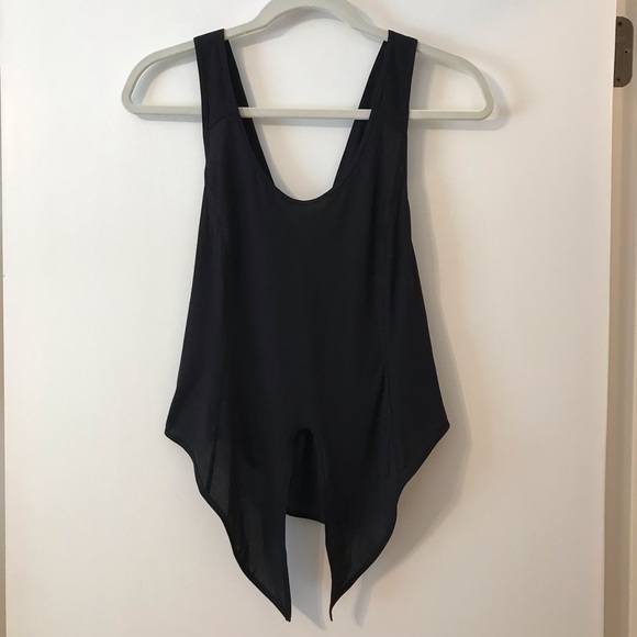 Lululemon Call It A Tie Tank - Black - Size 6 - Picture 2 of 6